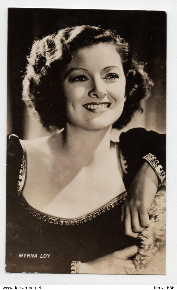 Myrna Loy Actress Original Real Photo - Famous People