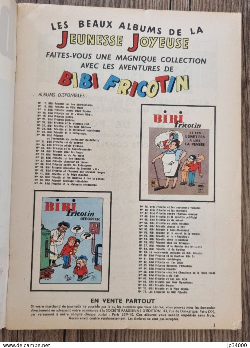 BIBI FRICOTIN Campeur N° 72 (édition Originale 1967) Bon état - Bibi Fricotin