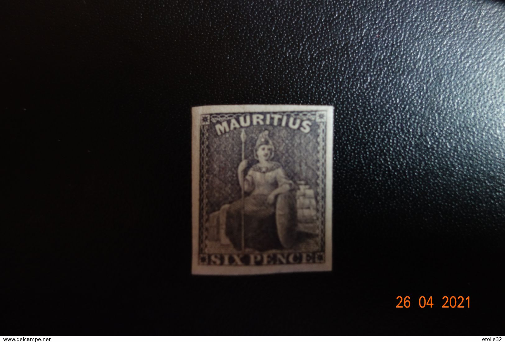 Ile MAURICE 1859 BRITANIA  6 D   TB* MH - Mauritius (1968-...)