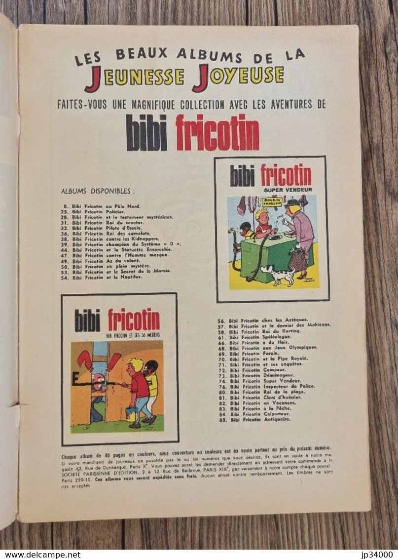 BIBI FRICOTIN Plombier N° 86 (édition Originale 1973) Bon état - Bibi Fricotin