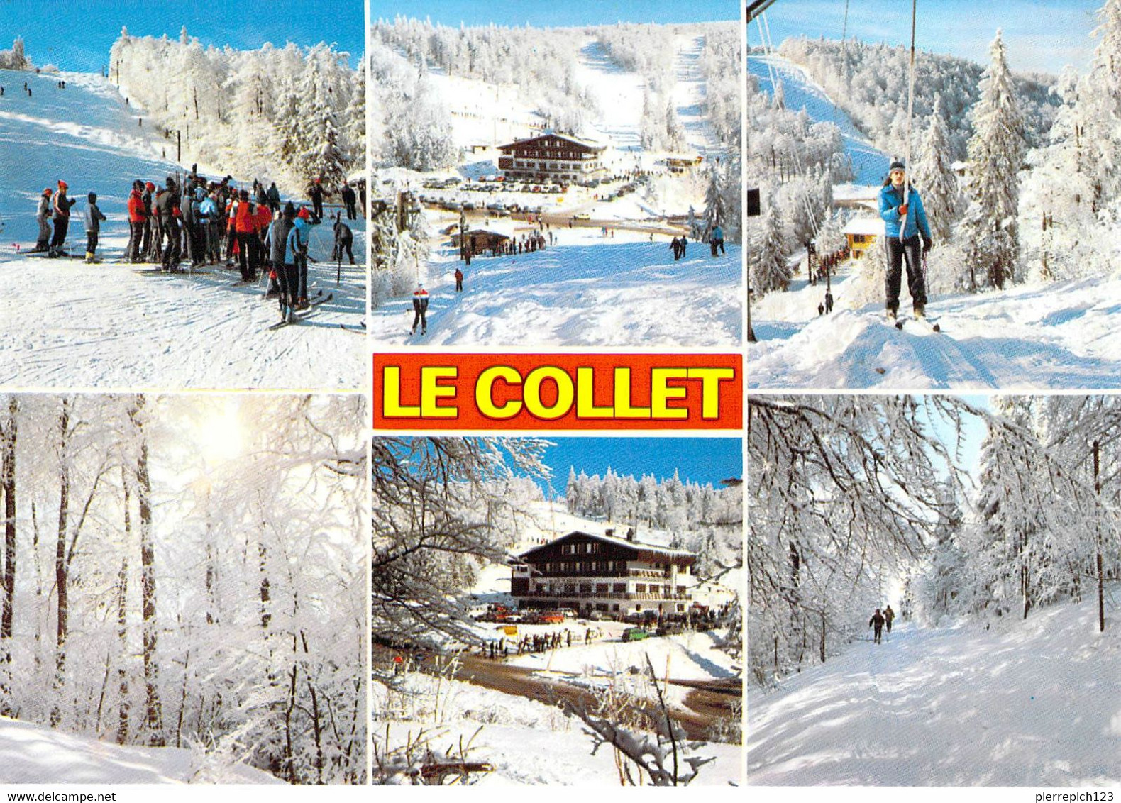 88 - Le Collet - Les Pistes De Ski Alpin Et De Ski De Fond - Multivues - Autres & Non Classés