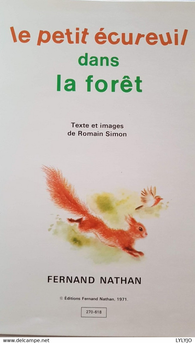 LE PETIT ECUREUIL DANS LA FORÊT ** FERNAND NATHAN - Collection Lectures Et Loisirs