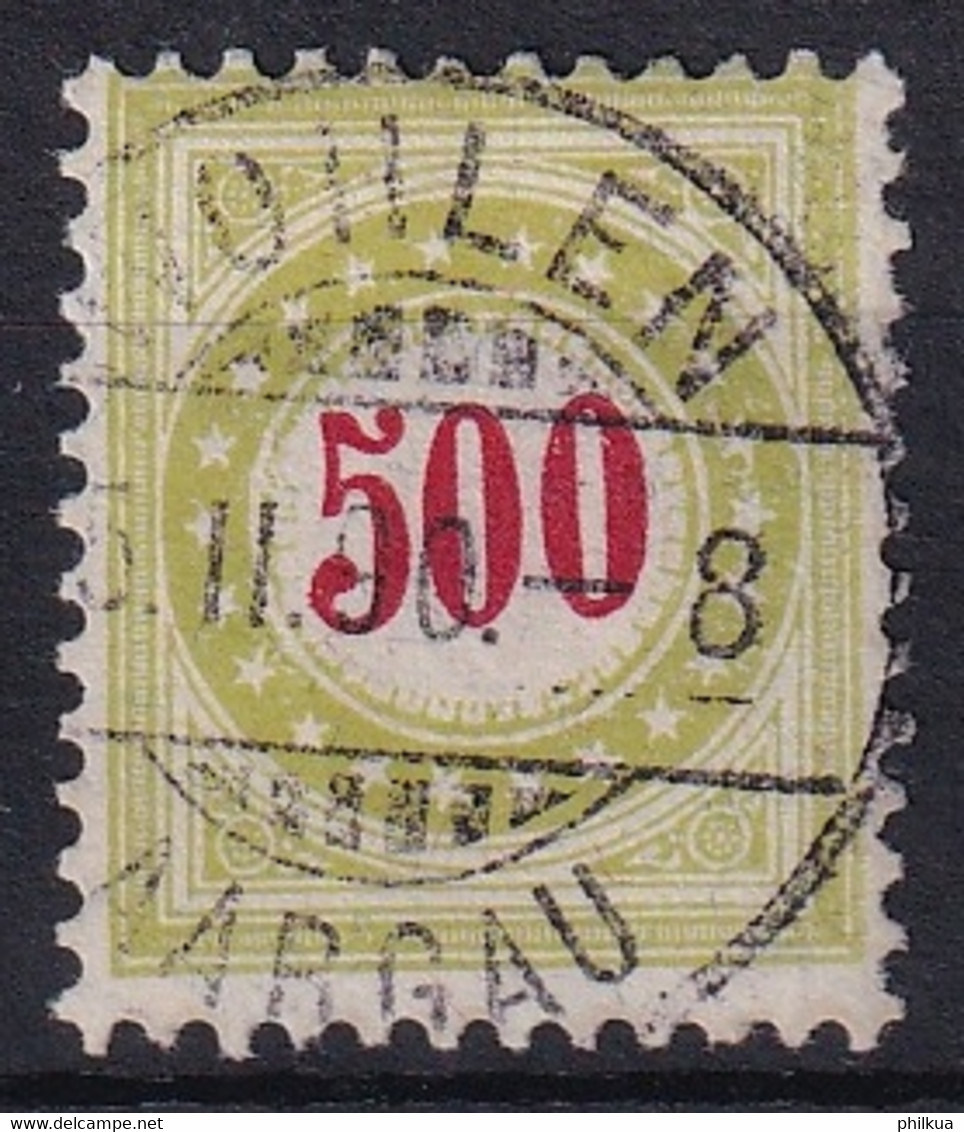 Portomarken 22CN / Michel 22AXcN Sauber Gestempelt - Vollstempel WOHLEN (Aargau) - Postage Due