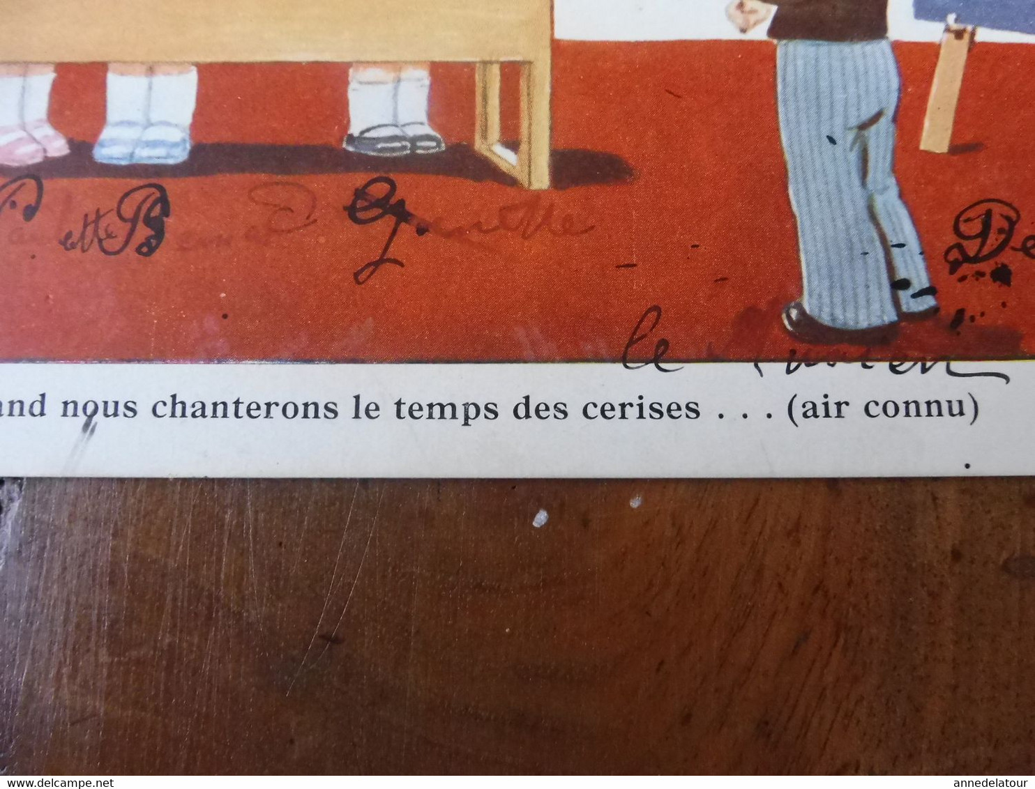 CPA  En Souvenir De La COMMUNE   - Des Enfant Chantent à L'école  "Quand Nous Chanterons Le Temps Des Cerises " - Saluti Da.../ Gruss Aus...