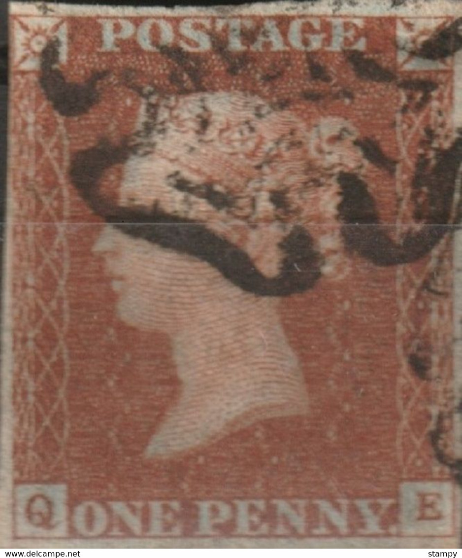 Great Britain 1843 Penny Red Imp. (QE) Plate 31 Used - Used Stamps