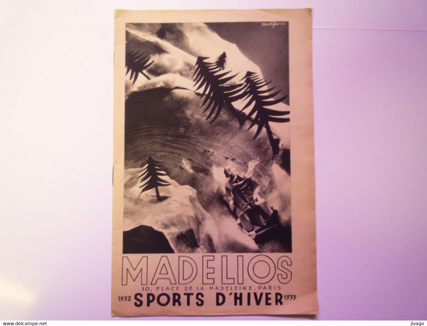 2021 - 1644  CATALOGUE  SPORTS DIVERS  "MADELIOS"  1932 - 33  (12 Pages Format 24 X 16cm)   XXX - Non Classés