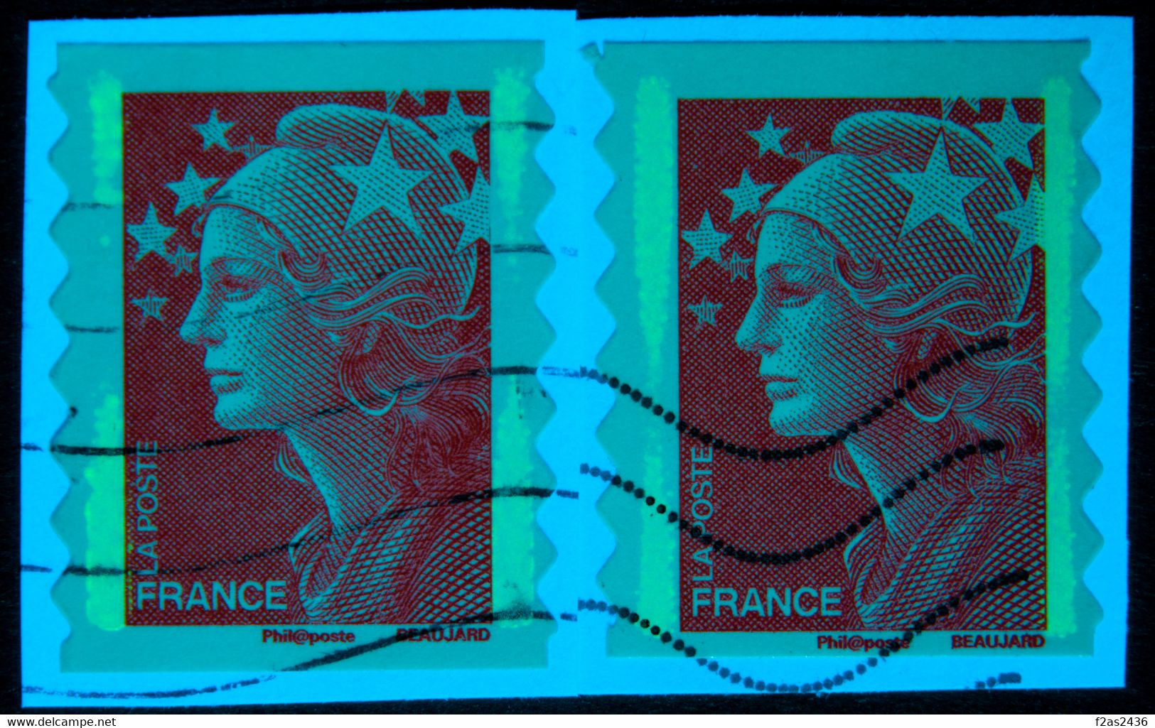 2008 Marianne De Beaujard N°4197 - 2 Superbes Variétés PH - Used Stamps