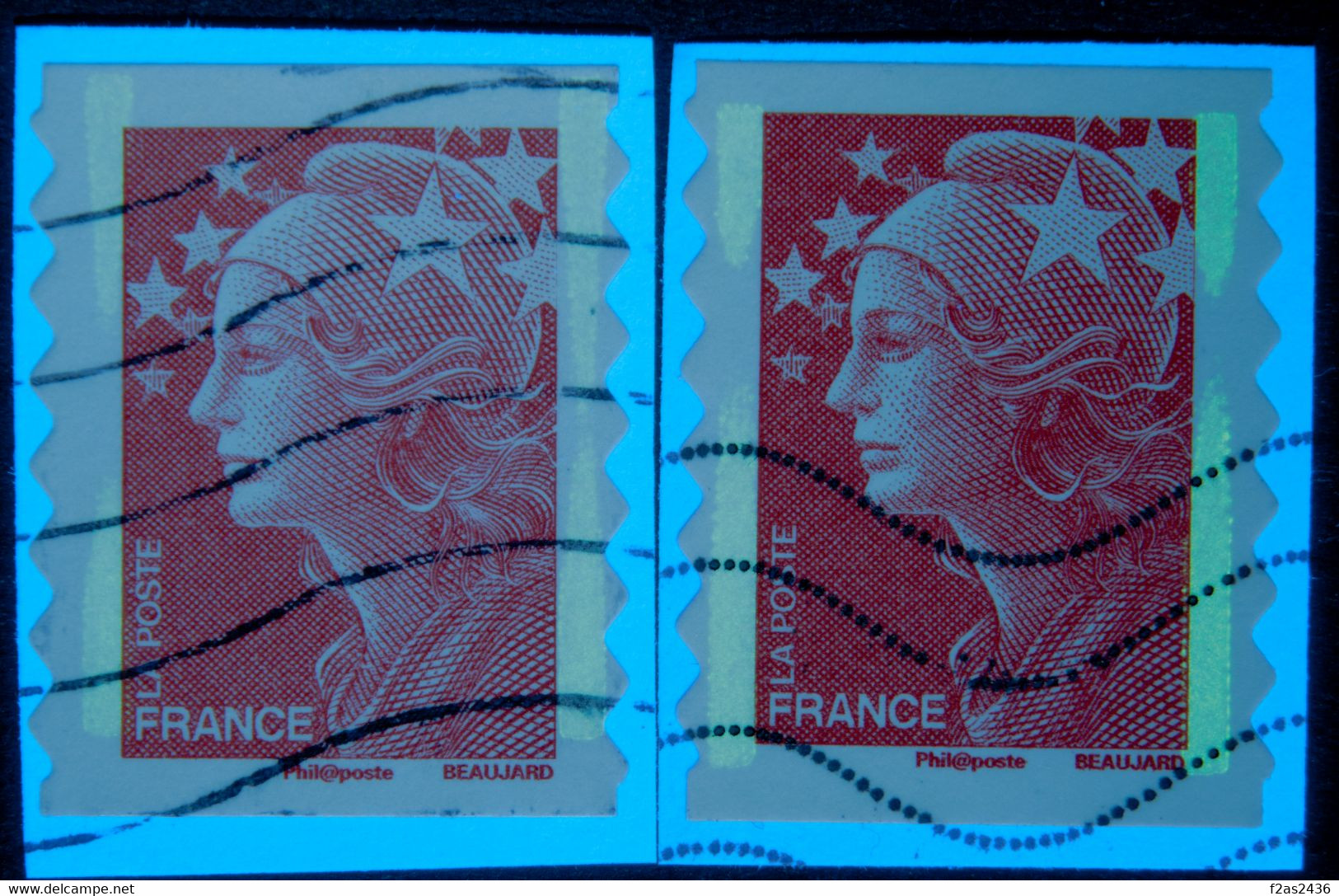 2008 Marianne De Beaujard N°4197 - 2 Superbes Variétés PH - Used Stamps