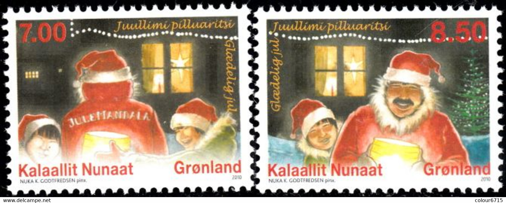 Greenland 2010 Christmas Stamps 2v MNH - Other & Unclassified