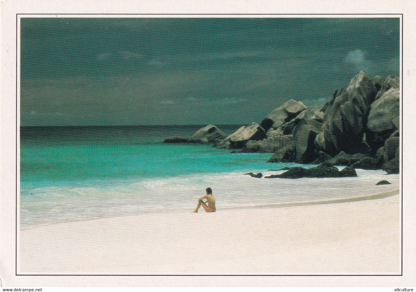A4442- Plage De La Digue, La Digue Beach Seychelles - Seychellen