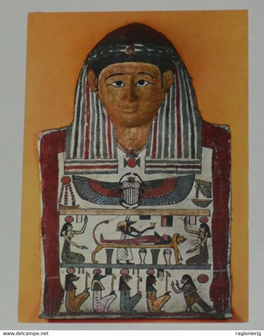 TORINO - Museo Egizio - Maschera Di Mummia In Tela Dipinta - Musées