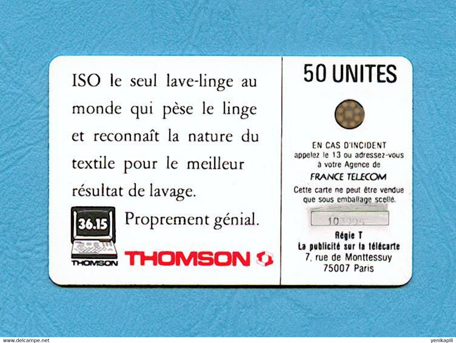 ( 5370 ) - ISO THOMSON  - ( F46Bbis .... ) - SC4on - Non Répertoriée Dans Catalouge - *** BE *** - Voir Scan - - Fehldrucke