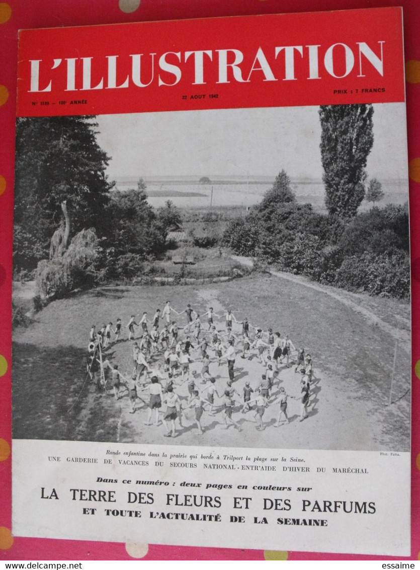 20 revues l'Illustration de 1942. guerre bombardement russie prisonniers front de l'est sébastopal légion LVF dieppe