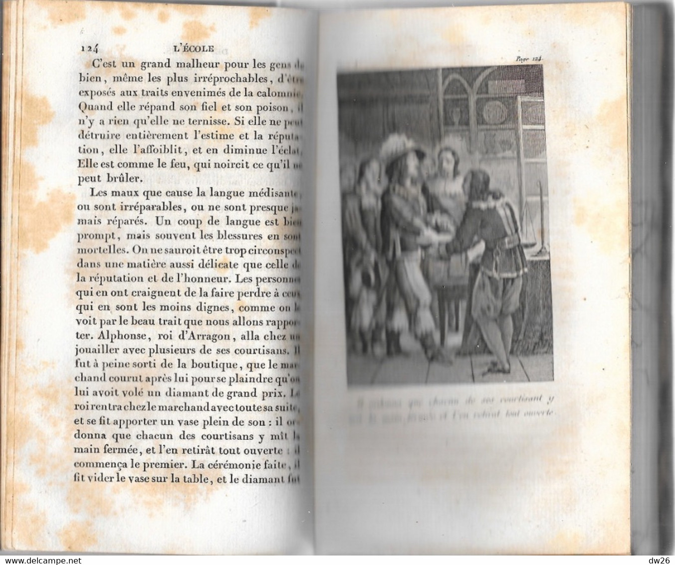 L'Ecole Des Moeurs Par M. Blanchard En 3 Tomes, Réflexions Morales Sur Les Maximes De La Sagesse 1824 - Godsdienst