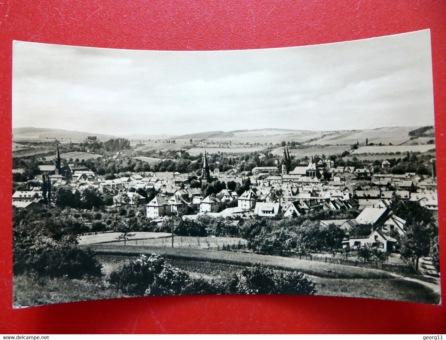 Heiligenstadt Heilbad - Gesamtansicht - Echt Foto - Kleinformat - DDR 1964 - Eichsfeld - Thüringen - Heiligenstadt