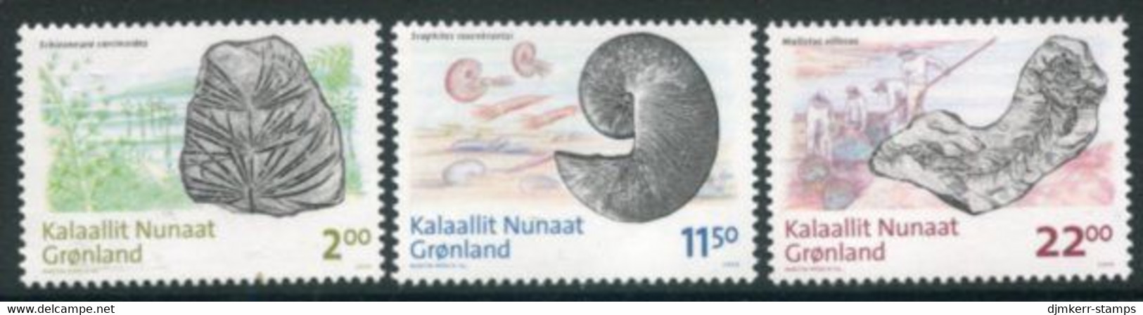 GREENLAND 2009 Fossil Finds II MNH / **.   Michel 529-31 - Nuevos