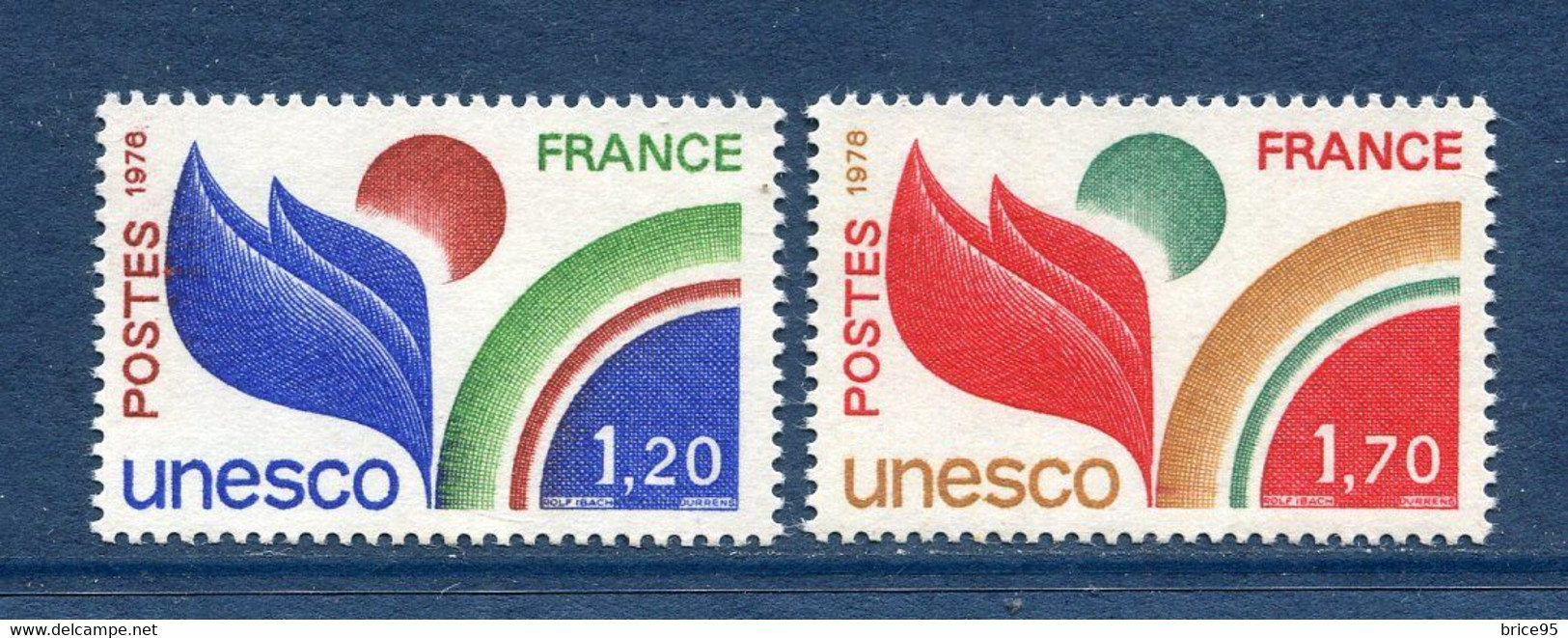 ⭐ France - Timbres De Service - YT N° 56 Et 57 ** - Neuf Sans Charnière - 1978 ⭐ - Neufs