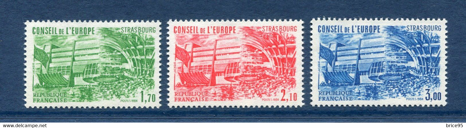 ⭐ France - Timbres De Service - YT N° 82 à 84 ** - Neuf Sans Charnière - 1984 ⭐ - Neufs