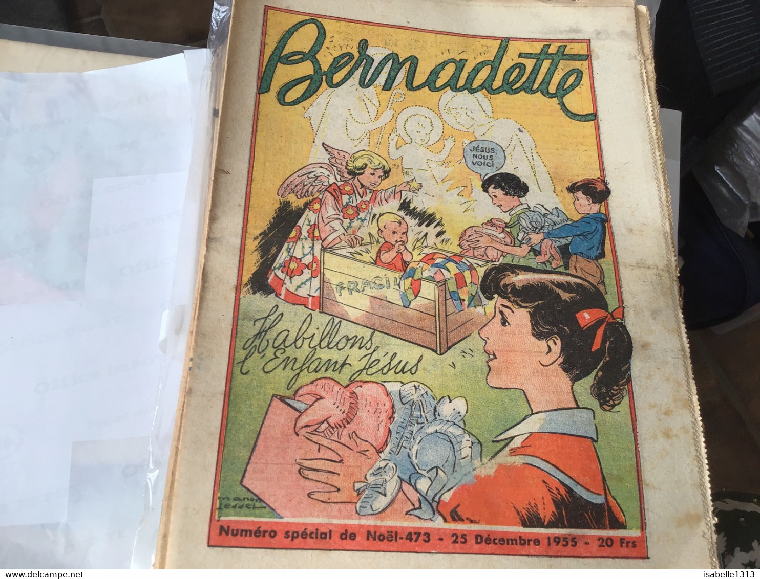 Bernadette Rare Revue Hebdomadaire Illustré Paris 1955 Numéro Spécial Noël - Bernadette