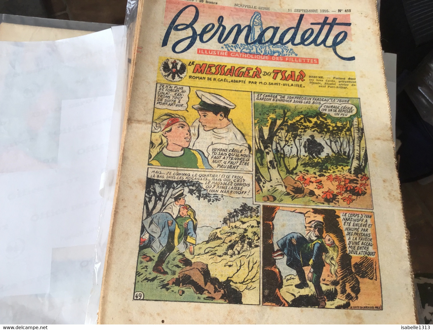 Bernadette Rare Revue Hebdomadaire Illustré Paris 1955 - Bernadette