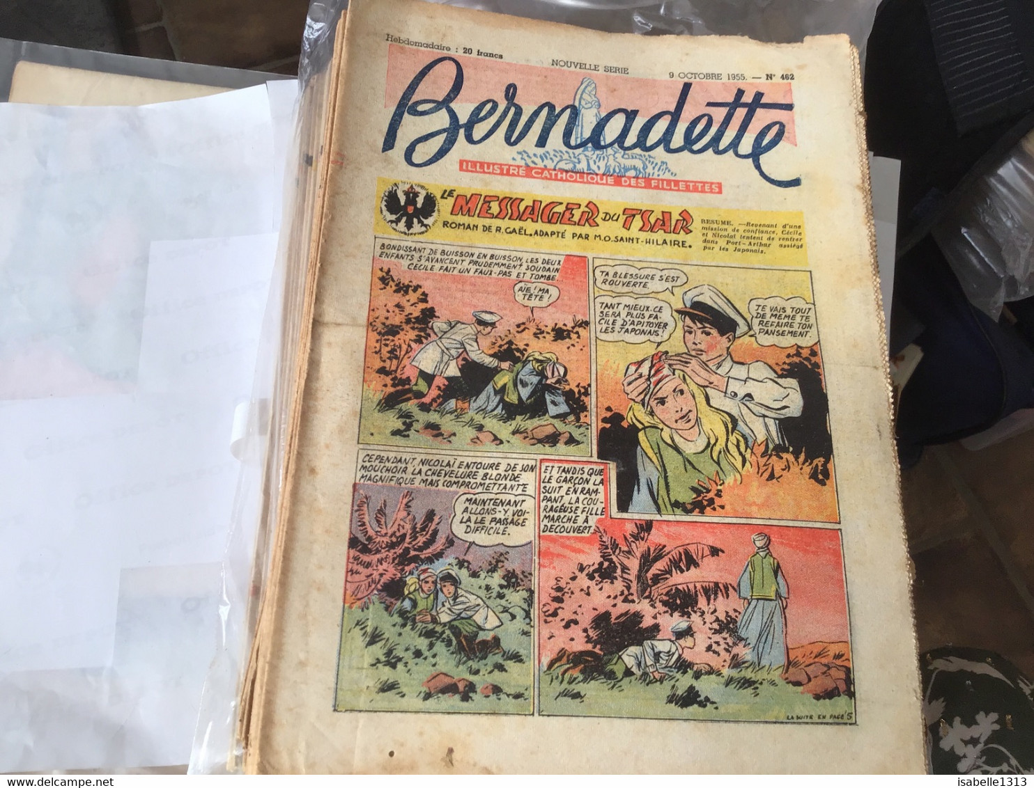 Bernadette Rare Revue Hebdomadaire Illustré Paris 1955 Le Messager Du Star - Bernadette