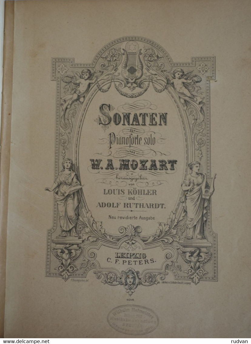 Sonate Pour Piano Forte Solo - Louis Köhler Et Adolf Ruthardt - Musique