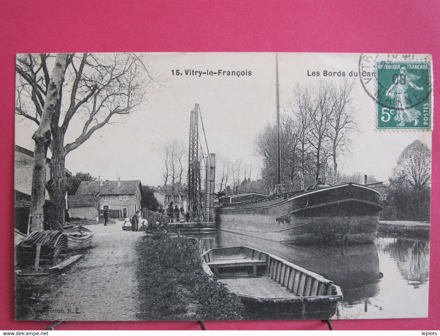 51 - Vitry Le François - Les Bords Du Canal - 1908 - Excellent état - R/verso - Vitry-le-François