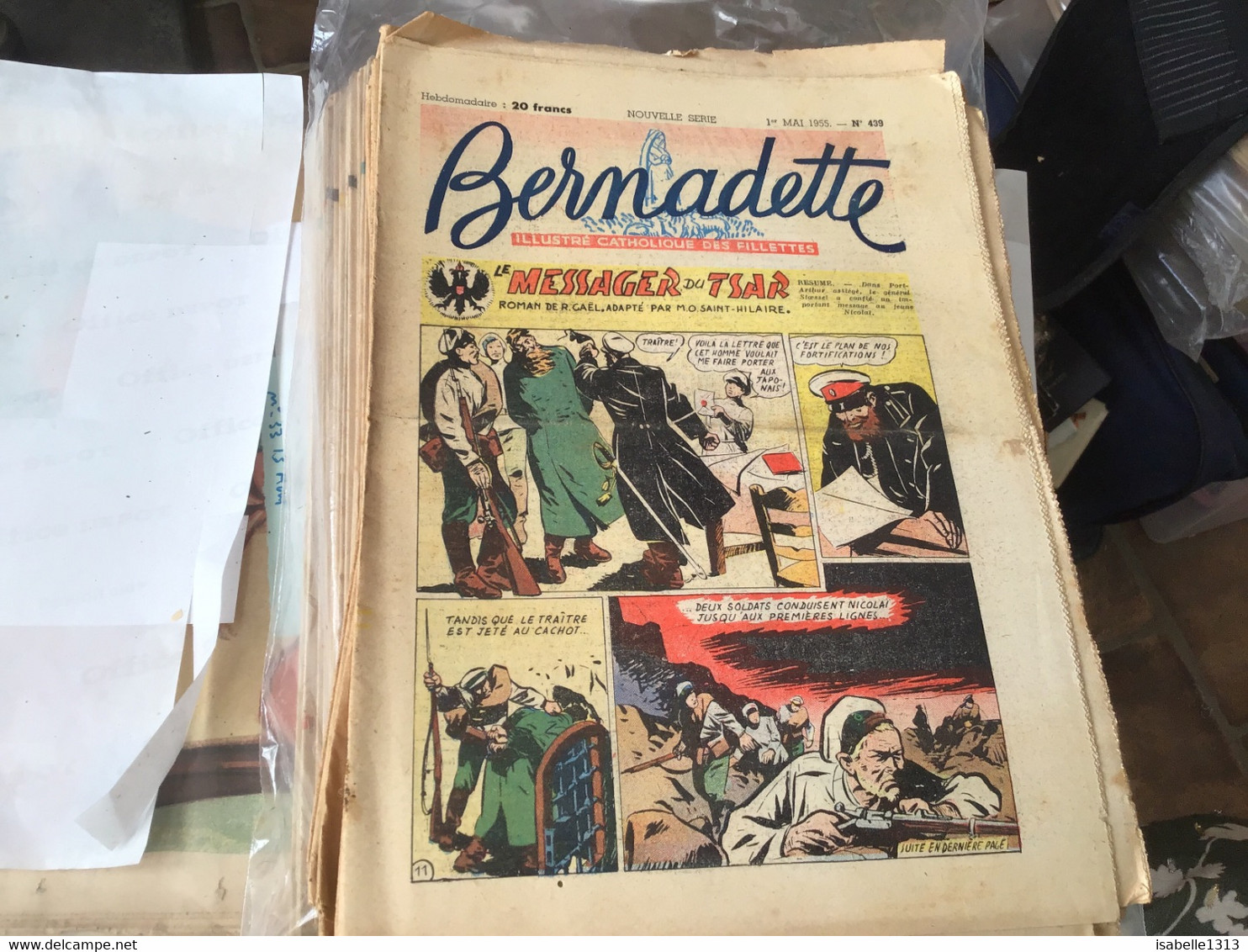 Bernadette Rare Revue Hebdomadaire Illustré Paris 1955 Messager Du Tsar - Bernadette