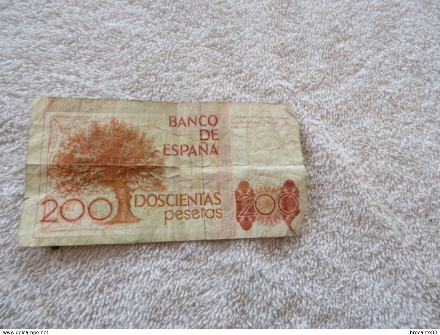 BILLET 200 PESETAS 16 SEPTEMBRE 1980 - [ 4] 1975-… : Juan Carlos I