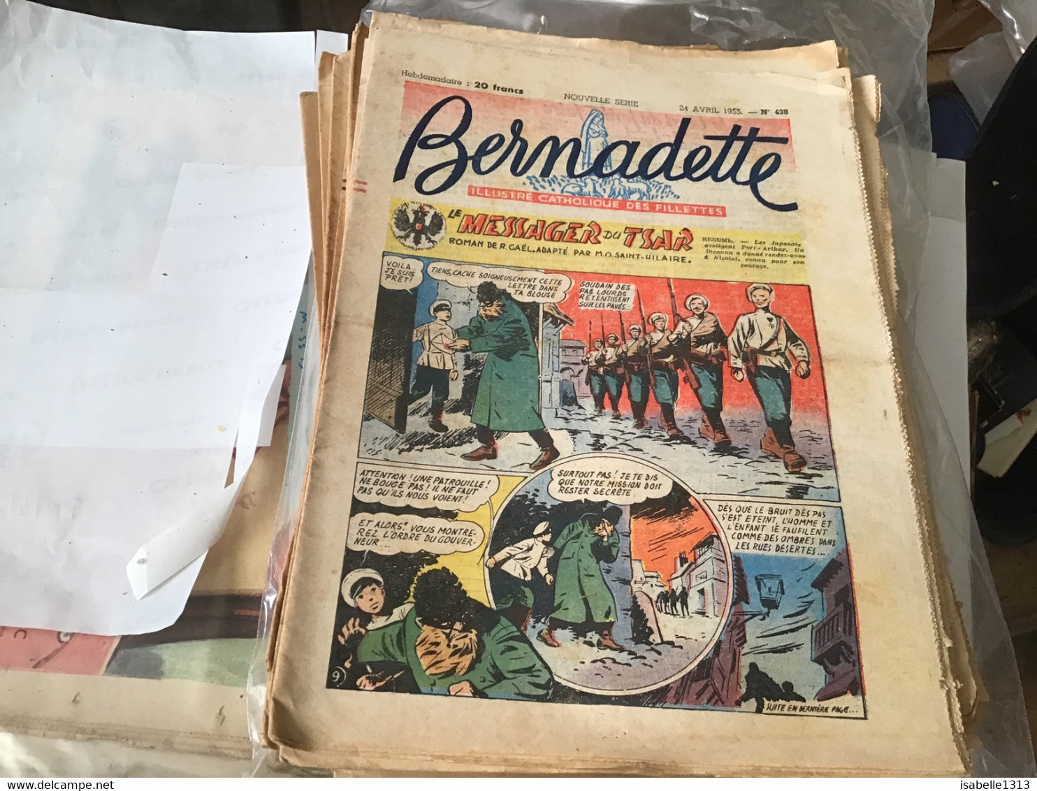 Bernadette Rare Revue Hebdomadaire Illustré Paris 1955 Messager Du Tsar - Bernadette