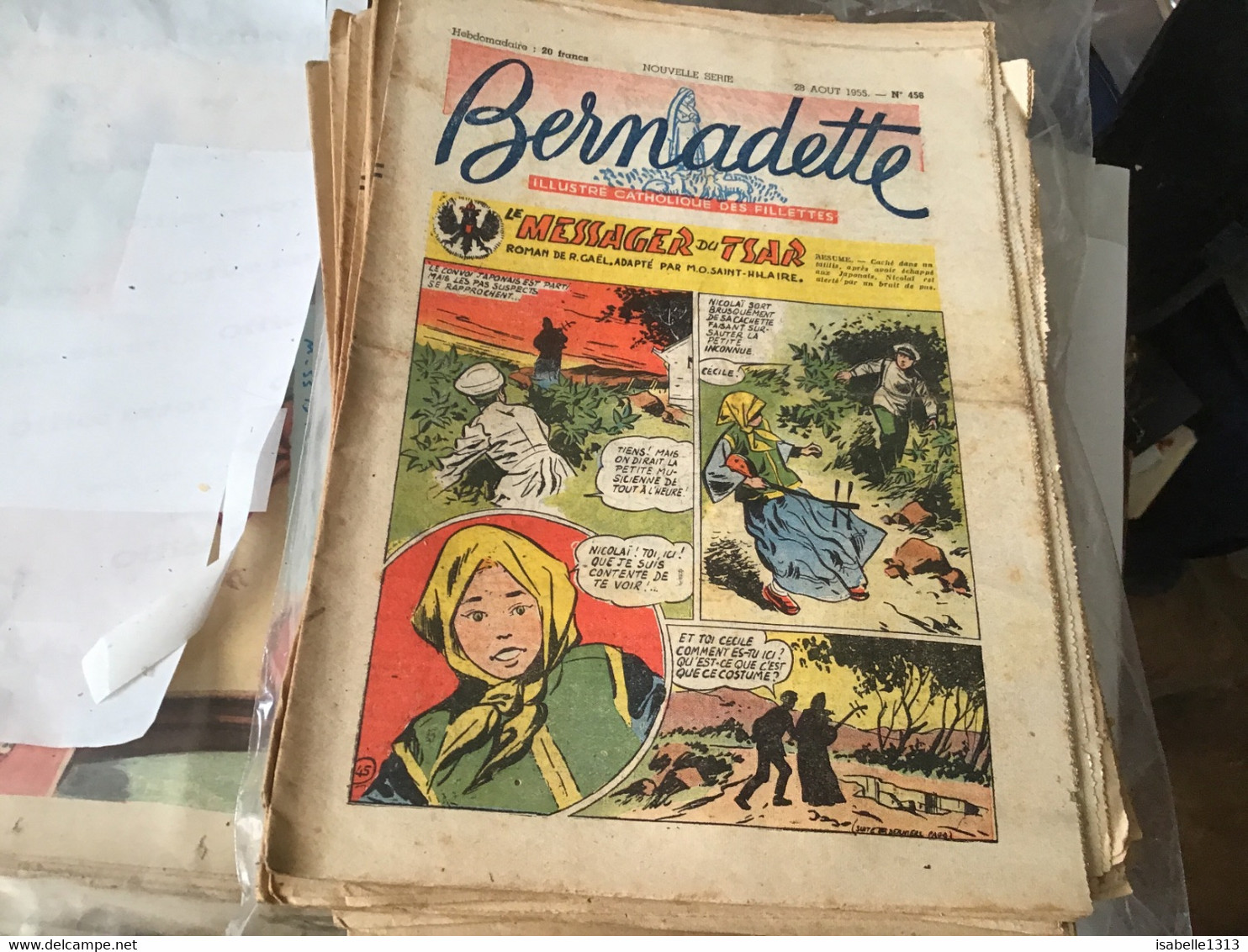 Bernadette Rare Revue Hebdomadaire Illustré Paris 1955 Messager Du Tsar - Bernadette