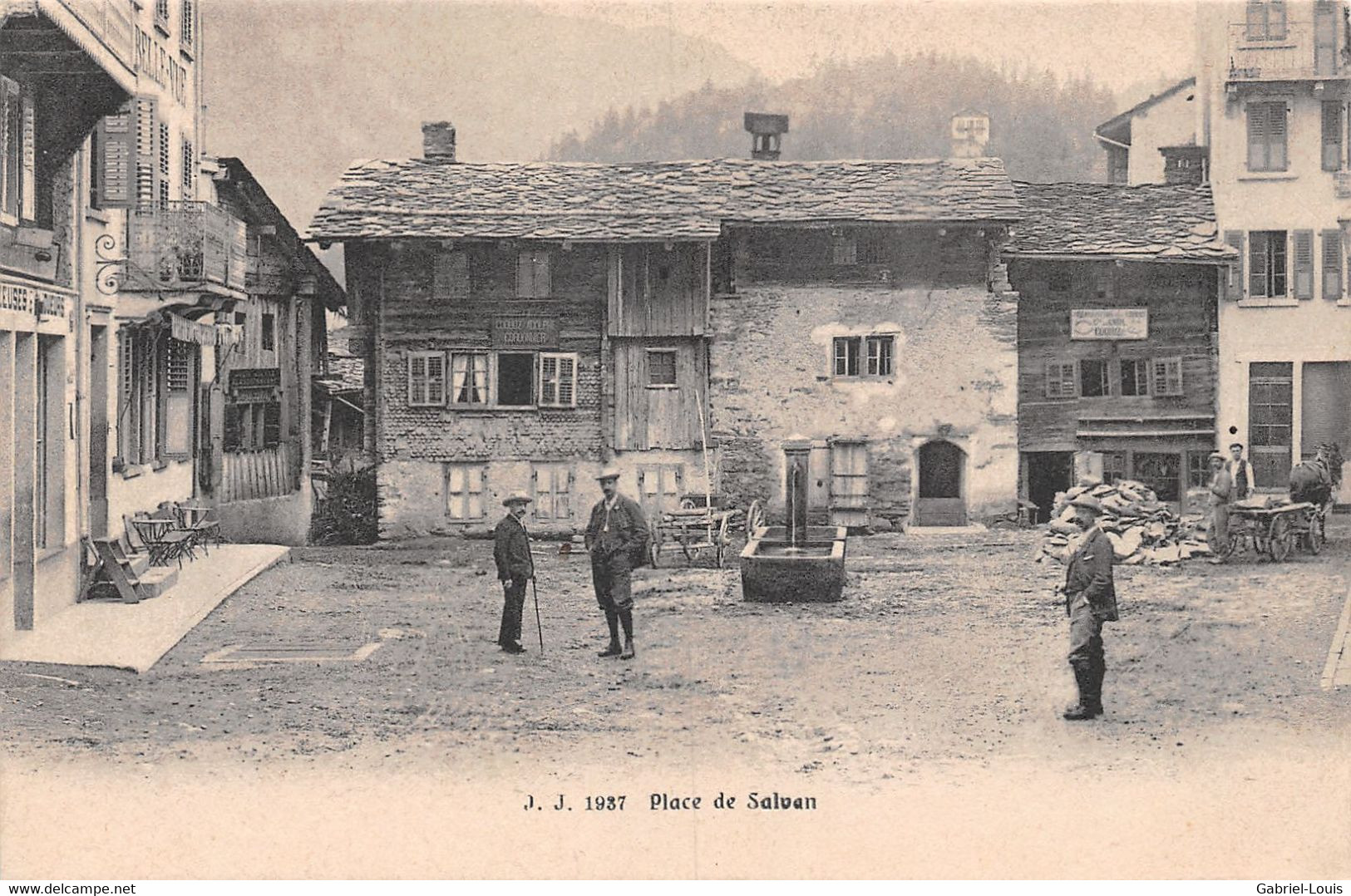 Place De Salvan - Animée - Salvan