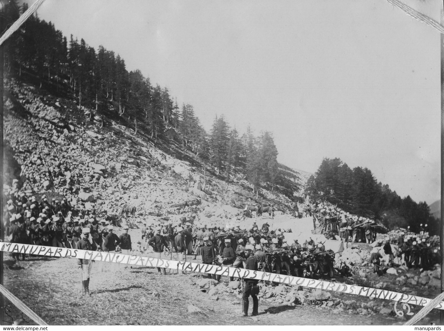 06 BELVEDERE / 5 PHOTOS / 1894 / CIRQUE DE FERISSON / 3e RI ( PONT SAINT ESPRIT - AIX ) / REGIMENT D'INFANTERIE / PHOTO