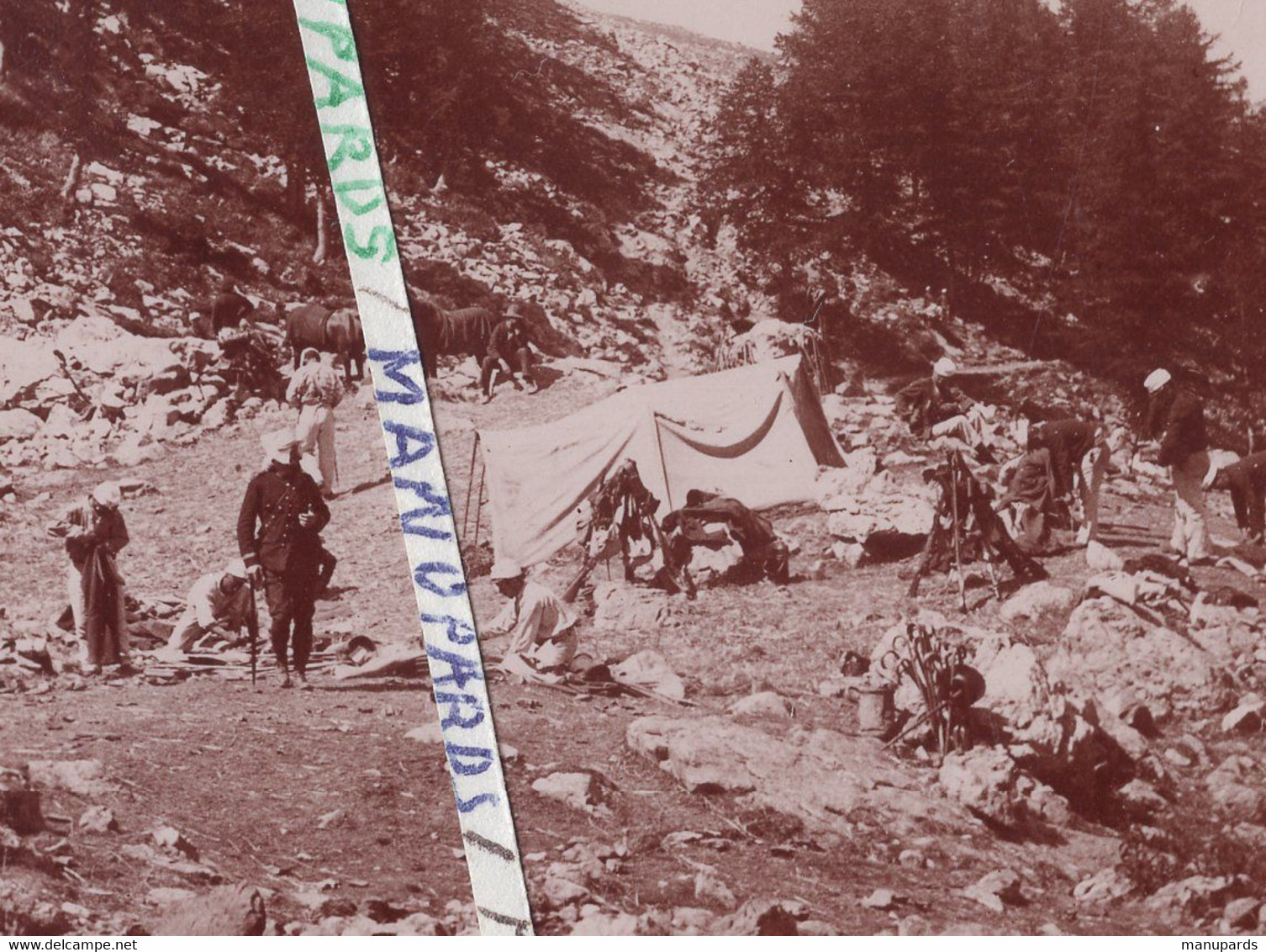 06 BELVEDERE / 5 PHOTOS / 1894 / CIRQUE DE FERISSON / 3e RI ( PONT SAINT ESPRIT - AIX ) / REGIMENT D'INFANTERIE / PHOTO