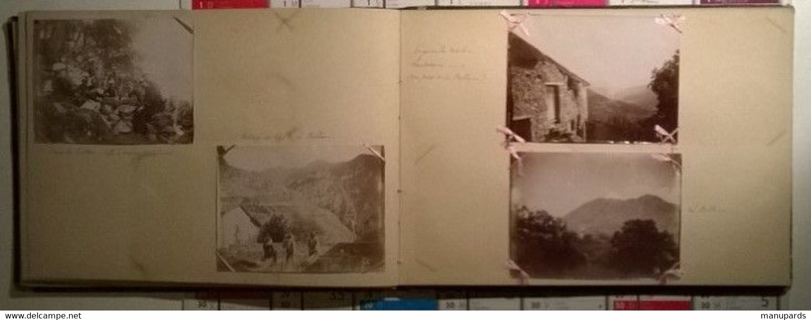 06 BELVEDERE / 5 PHOTOS / 1894 / CIRQUE DE FERISSON / 3e RI ( PONT SAINT ESPRIT - AIX ) / REGIMENT D'INFANTERIE / PHOTO