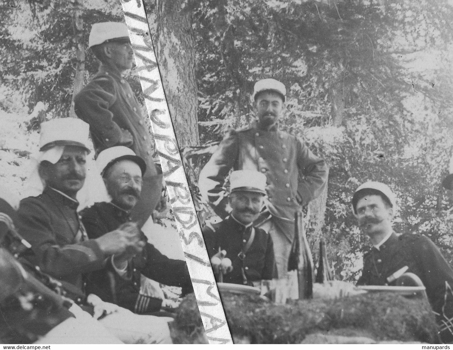 06 BELVEDERE / 5 PHOTOS / 1894 / CIRQUE DE FERISSON / 3e RI ( PONT SAINT ESPRIT - AIX ) / REGIMENT D'INFANTERIE / PHOTO