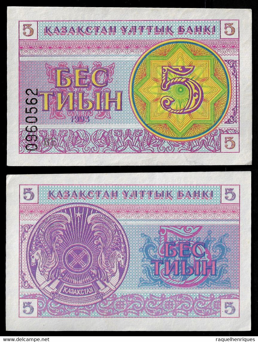 KAZAKHSTAN BANKNOTE - 5 TYIN 1993 P#3 UNC (NT#06) - Kazakhstan