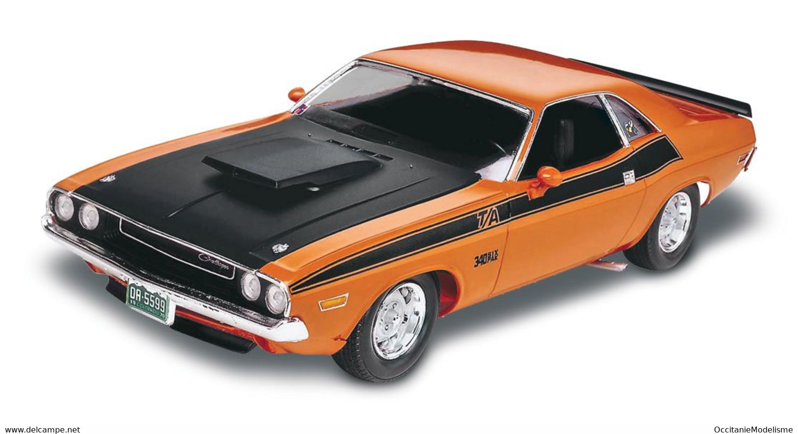 Revell - DODGE CHALLENGER T/A 1970 2'N1 Maquette Kit Plastique Réf. 12596 85-2596 NBO 1/24 - Automobili