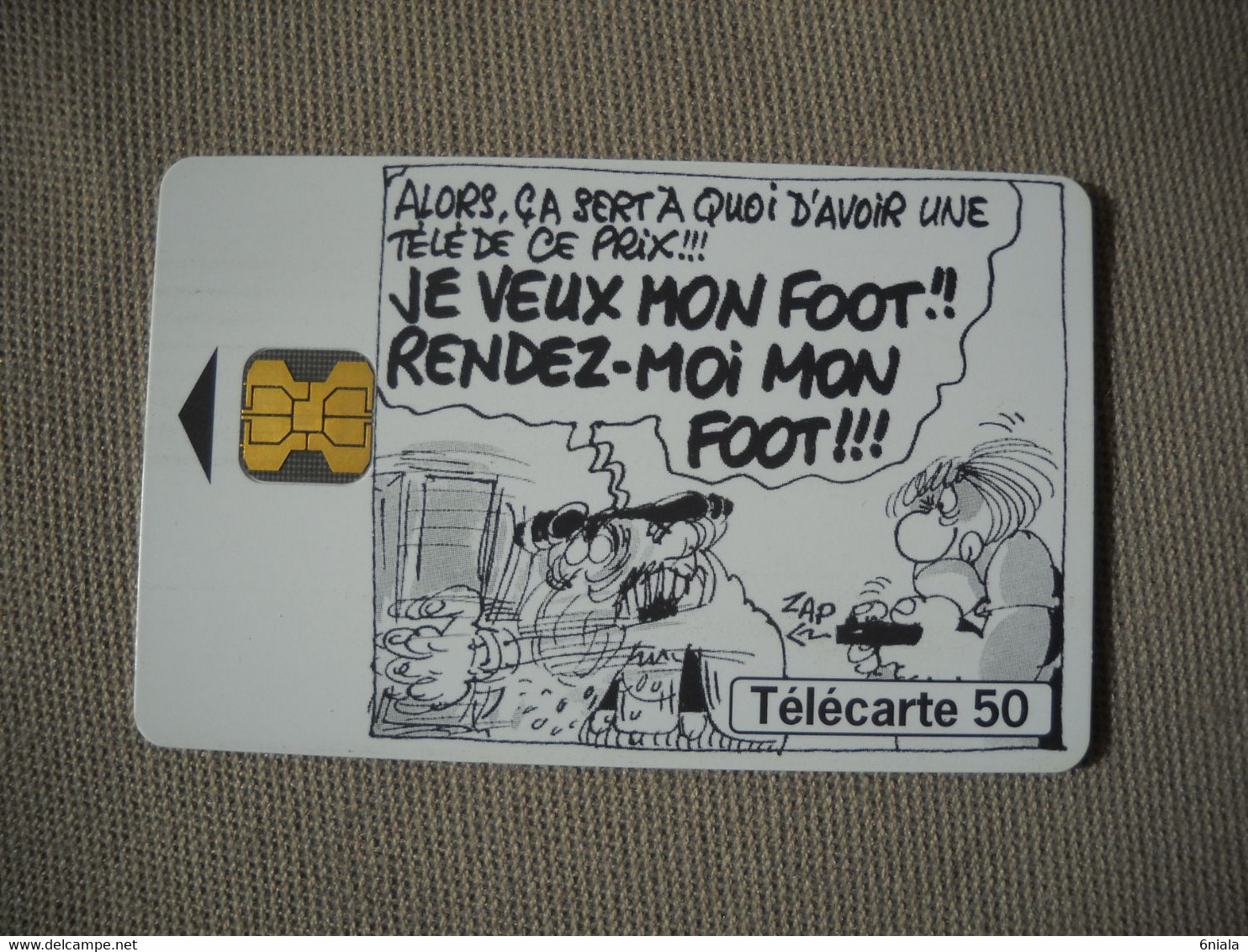 6958 Télécarte Collection BD Le Football Vu Par Dessinateur  BINET  Bidochon  ( Recto Verso)  Carte Téléphonique - Cómics