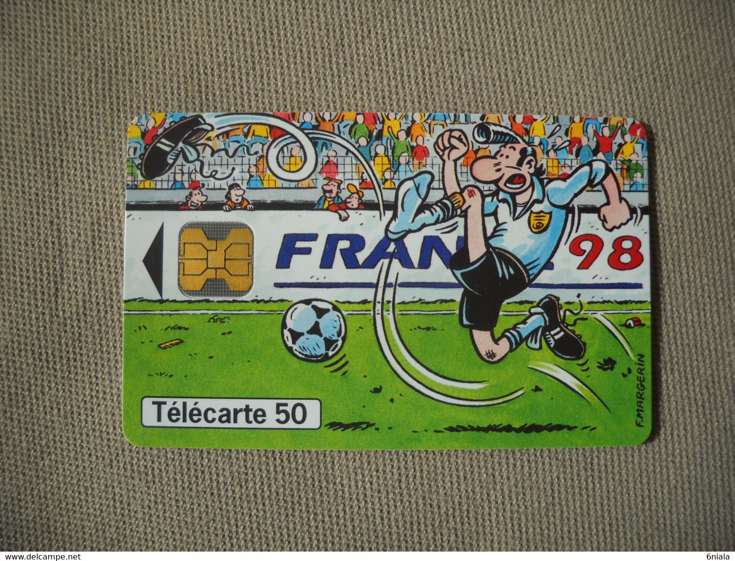 6960 Télécarte Collection BD Le Football Vu Par Dessinateur  MARGERIN F   ( Recto Verso)  Carte Téléphonique - Cómics