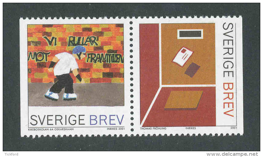 SUEDE 2001 - YT 2238/2239 - Facit 2273/2274 - Neuf ** MNH - Ongebruikt