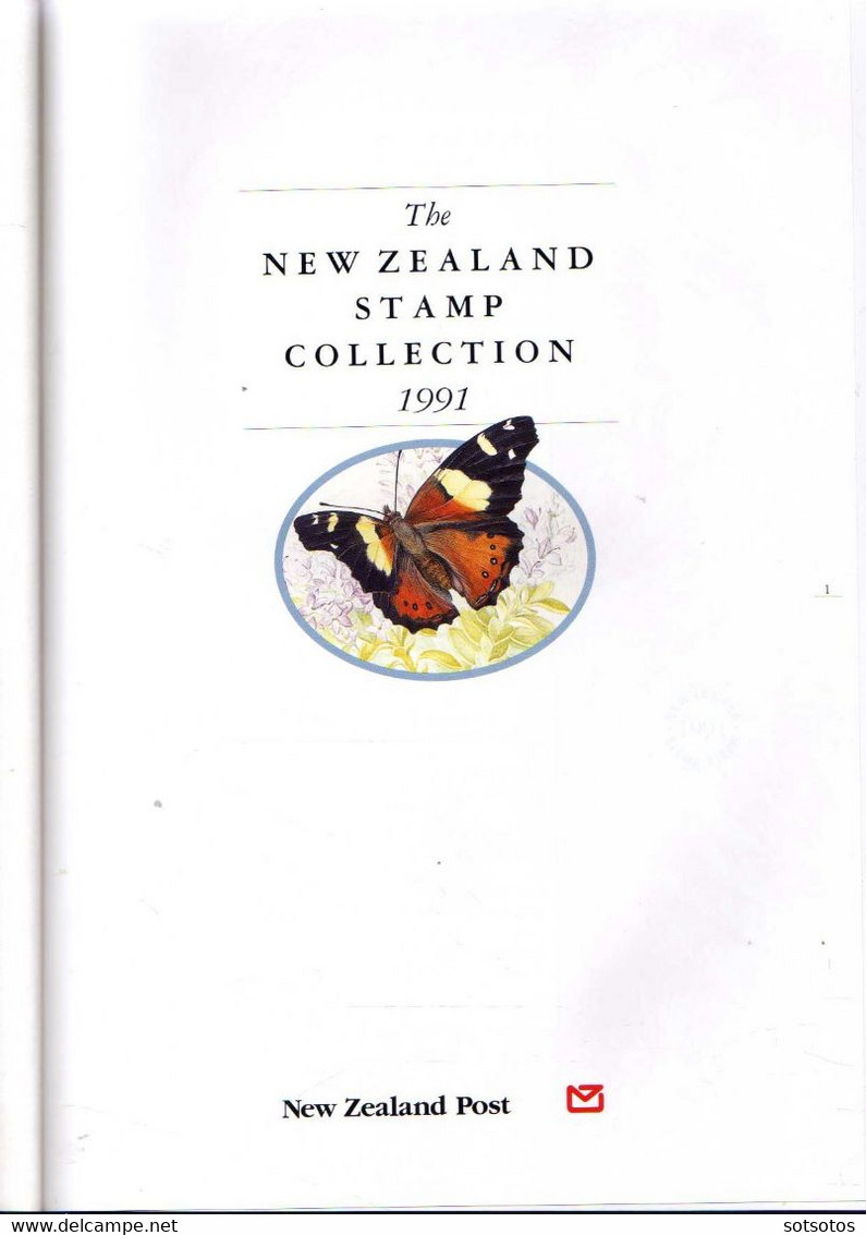 New Zealand - 1991 Annual Book  MNH (Mint Never Hinged) - Komplette Jahrgänge