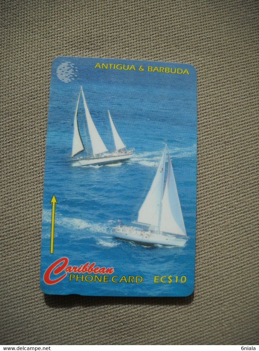 6972 Télécarte Collection SPORT VOILIERS BATEAUX  Antigua Et Barbade Caribéen ( Recto Verso)  Carte Téléphonique - Boats