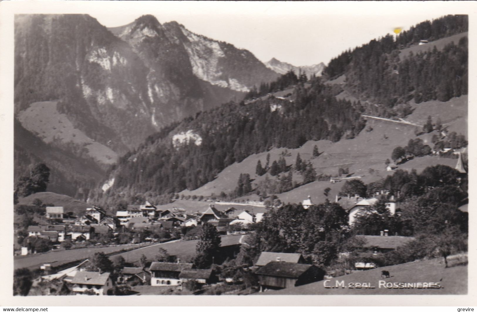 Rossinières. - Vue Générale - Rossinière