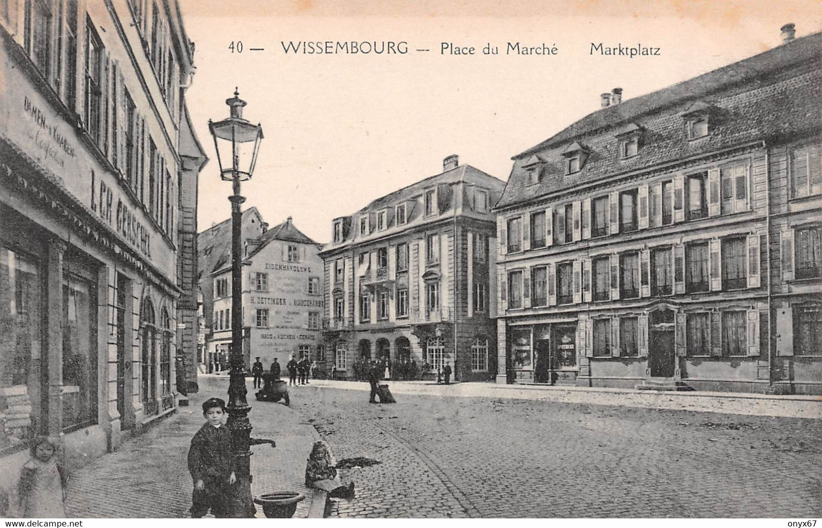 WEISSENBURG-WISSEMBOURG-67-Bas-Rhin-Place Du Marché-Markplatz - Wissembourg