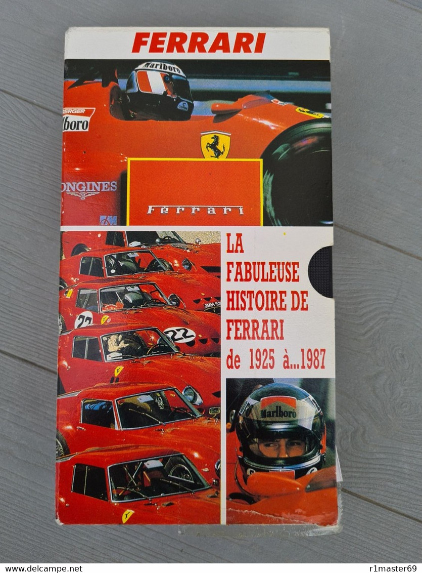 Vhs La Fabuleuse Histoire De Ferrari De 1925 à 1987 - Documentales