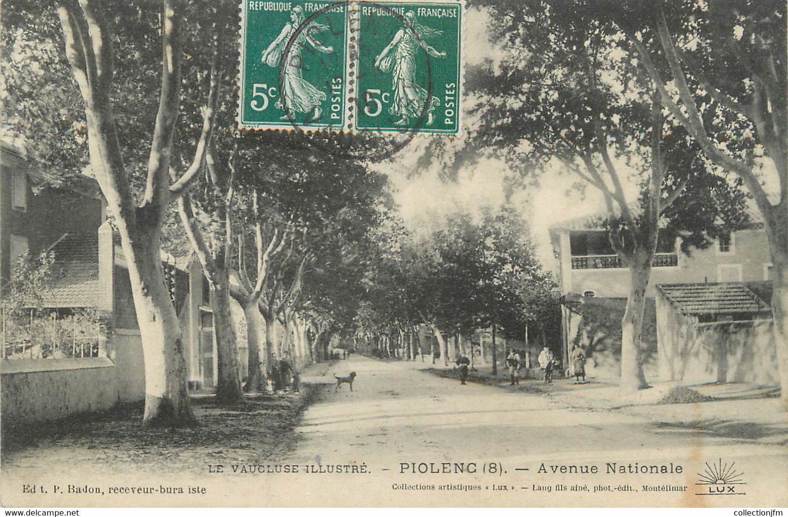 CPA FRANCE 84 "Piolenc, Avenue Nationale" - Piolenc