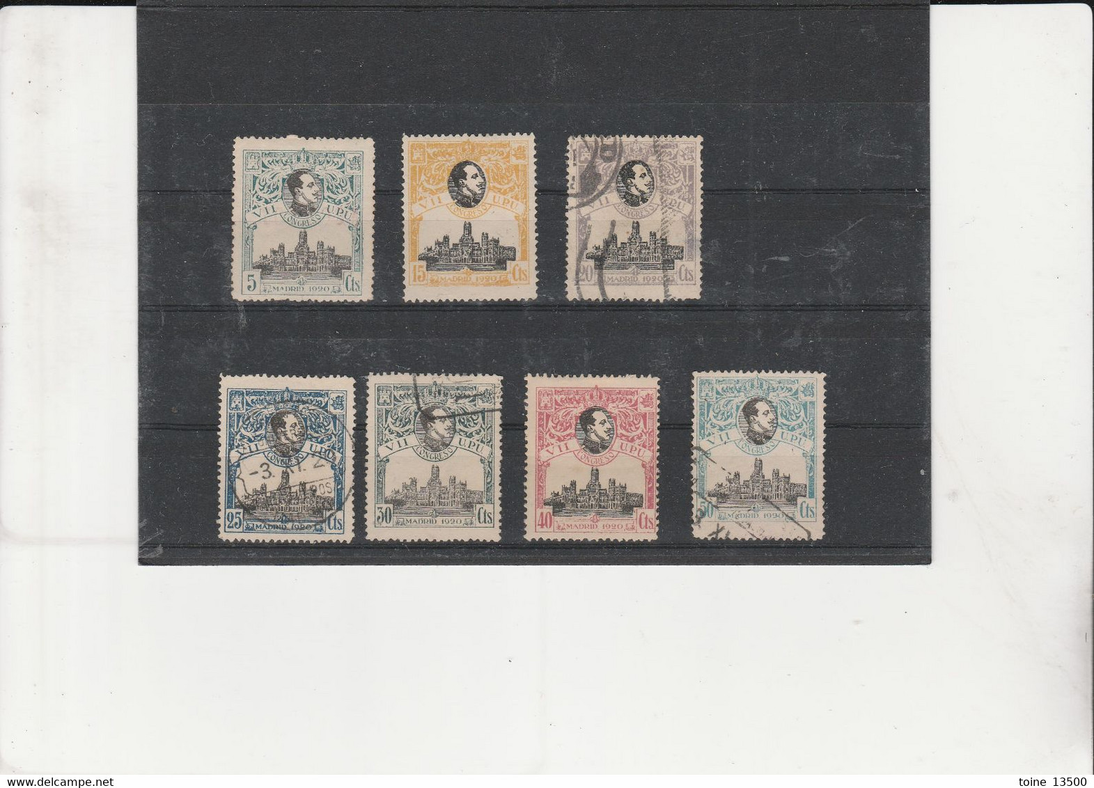 ESPAGNE - Lot N° 299, 301/306 - Usati