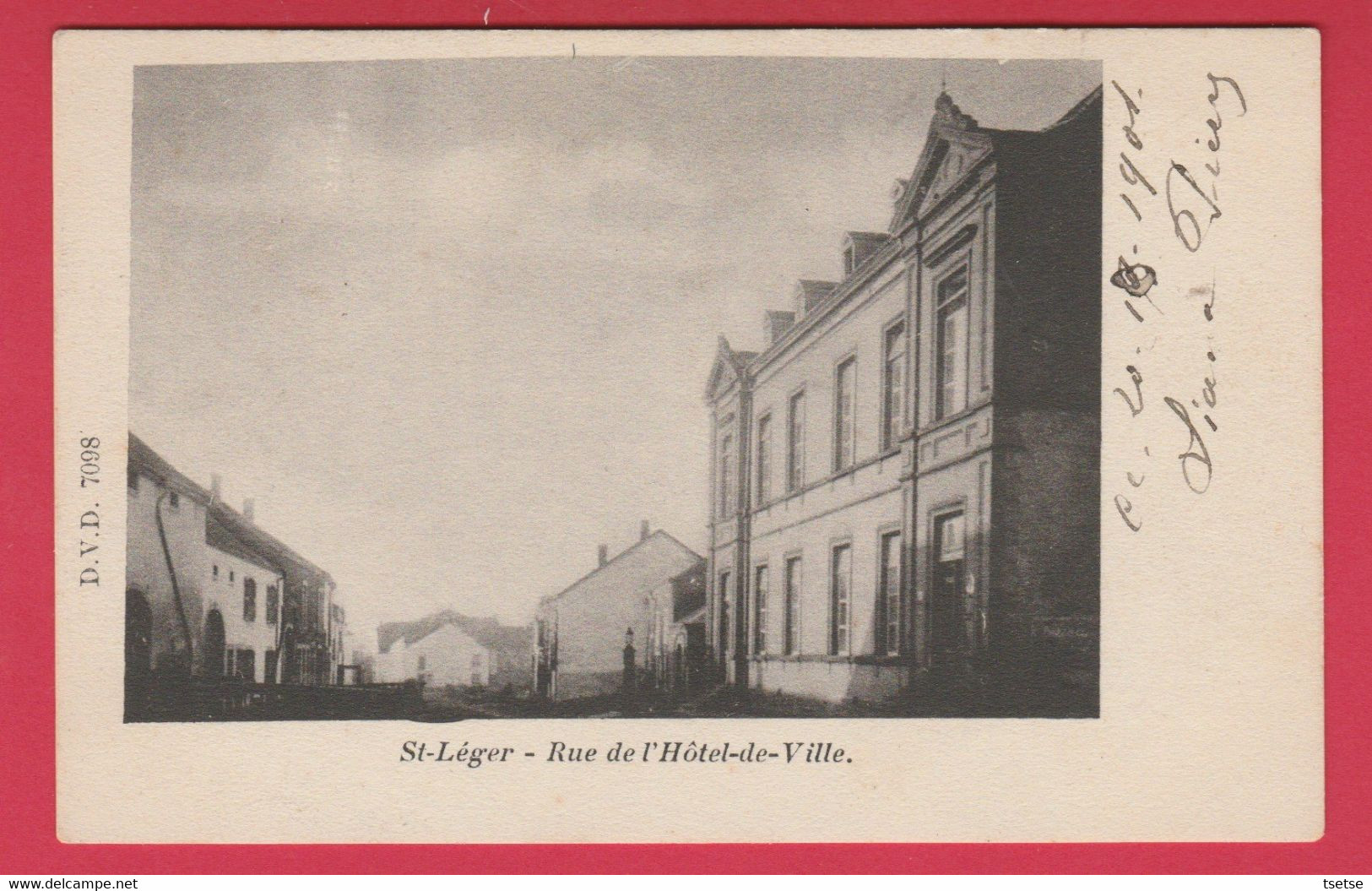 Saint-Léger - Rue De L'Hôtel De Ville  - 1901 ( Voir Verso ) - Saint-Leger