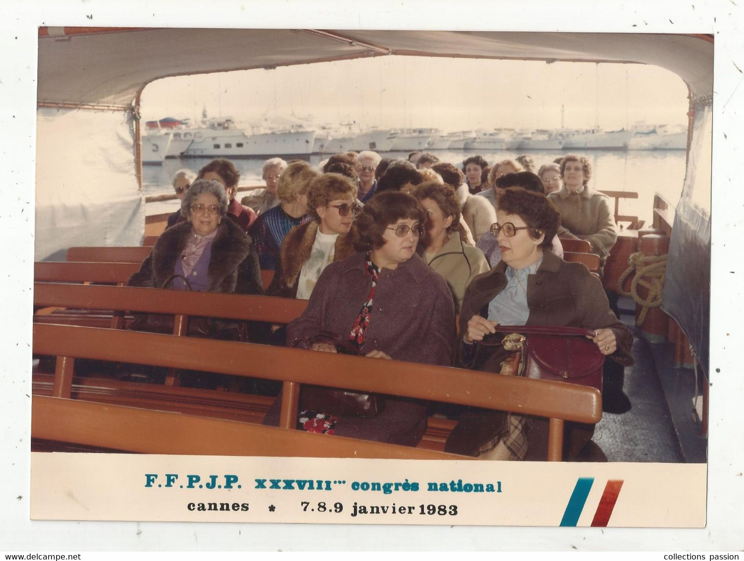 Photographie , 240 X 175 Mm , Bateaux , CANNES ,1983, Frais Fr 1.95 E - Bateaux